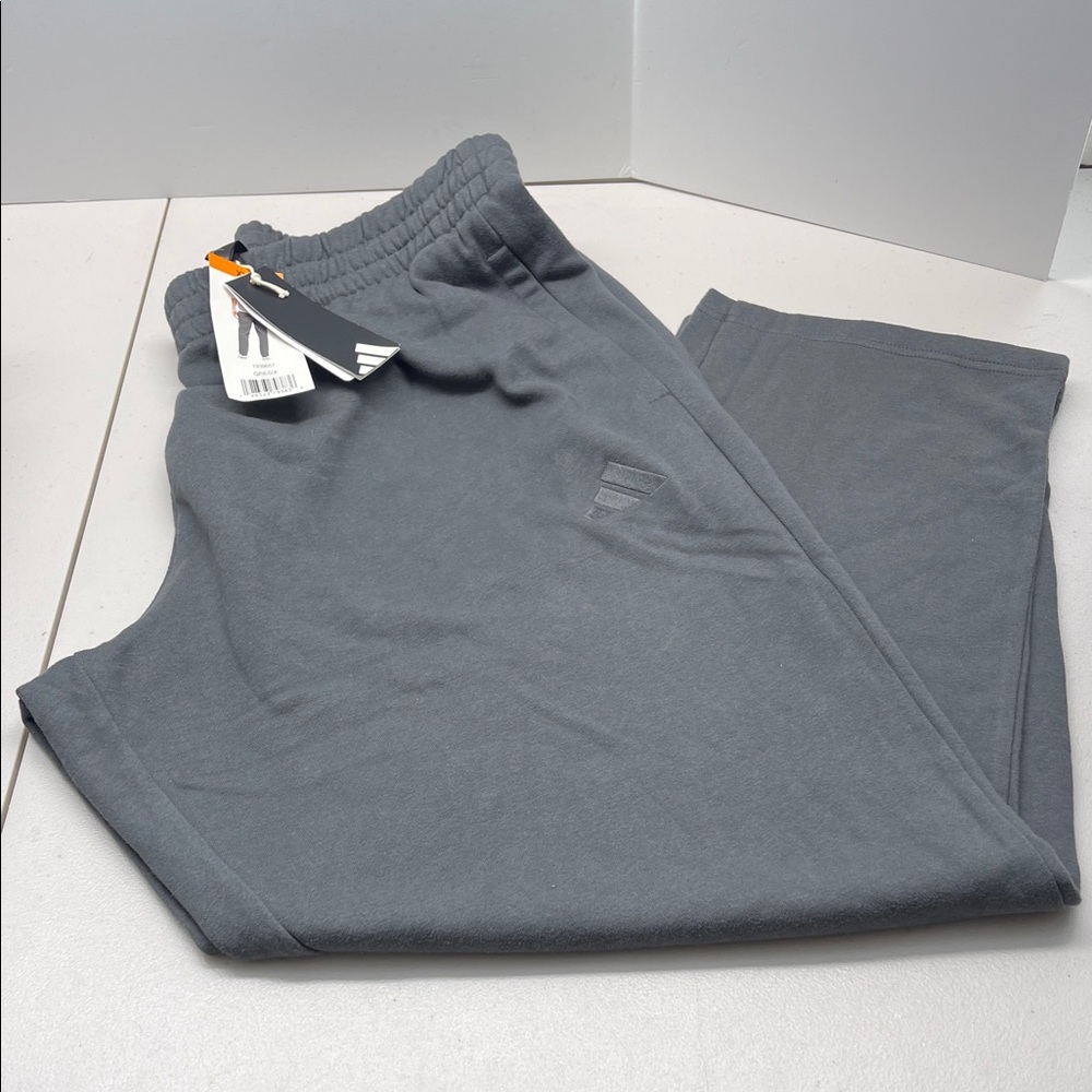 Adidas Men's Pockets Fleece Pants, Grey(Gresix),